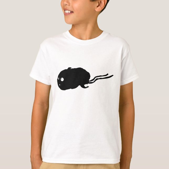 T-shirt Silhouette de Mummy Hamster (Devant)