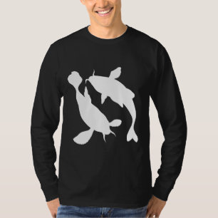 T-shirt Silhouette de poisson de Koi