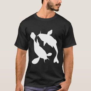 T-shirt Silhouette de poisson de Koi