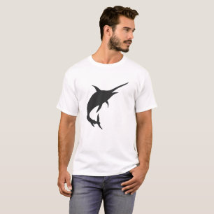 T-shirt Silhouette de poisson marlin - Choisir la couleur 