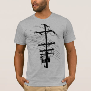 T-shirt Silhouette de Polonais de puissance par Robert