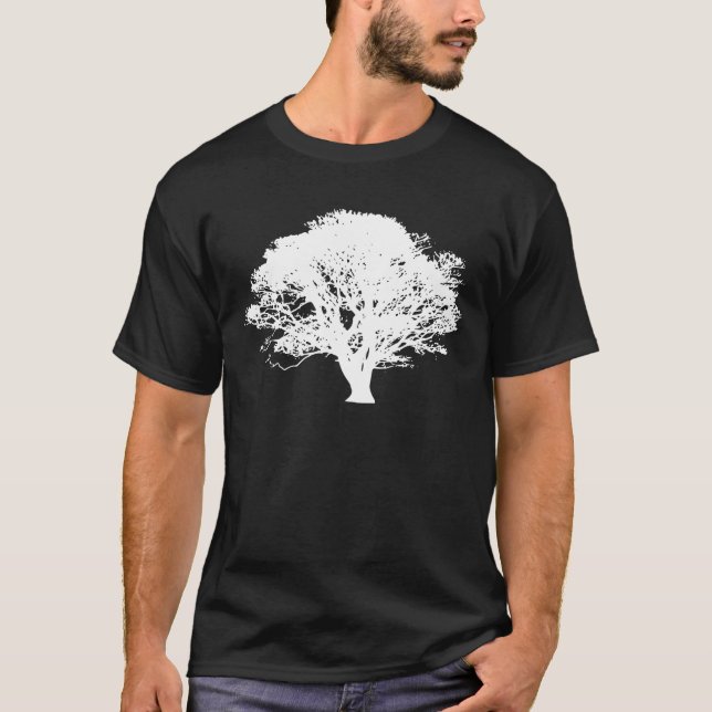 T-shirt Silhouette de pommier (Devant)