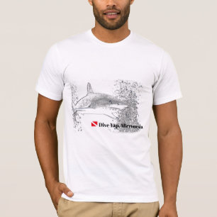 T-shirt Silhouette de requin