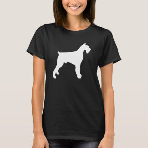 T-shirt Silhouette de Schnauzer géant