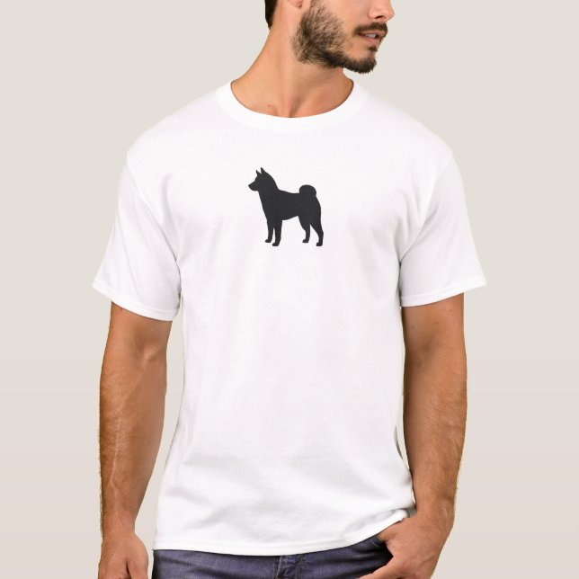 T-shirt Silhouette de Shiba Inu (Devant)