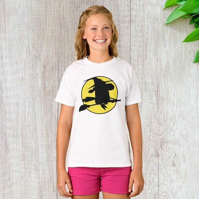 T-shirt Silhouette de sorcière d'Halloween (Créateur téléchargé)