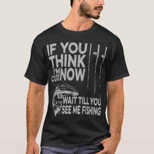 T-shirt Silhouette de truite de montagne vintage - Pêche à