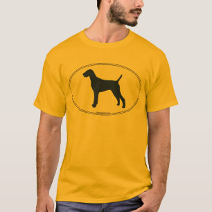 T-shirt Silhouette de Vizsla