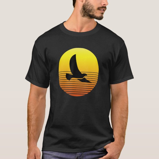 T-shirt Silhouette d'oiseau de pigeon de Dove au Nat de la (Devant)