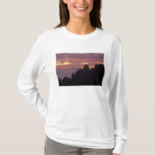 T-shirt Silhouette du mont Huangshan (Montagne Jaune) au