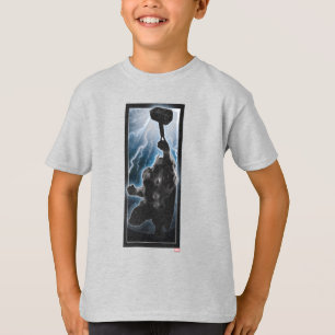 T-shirt Silhouette du personnage d'Avengers Thor