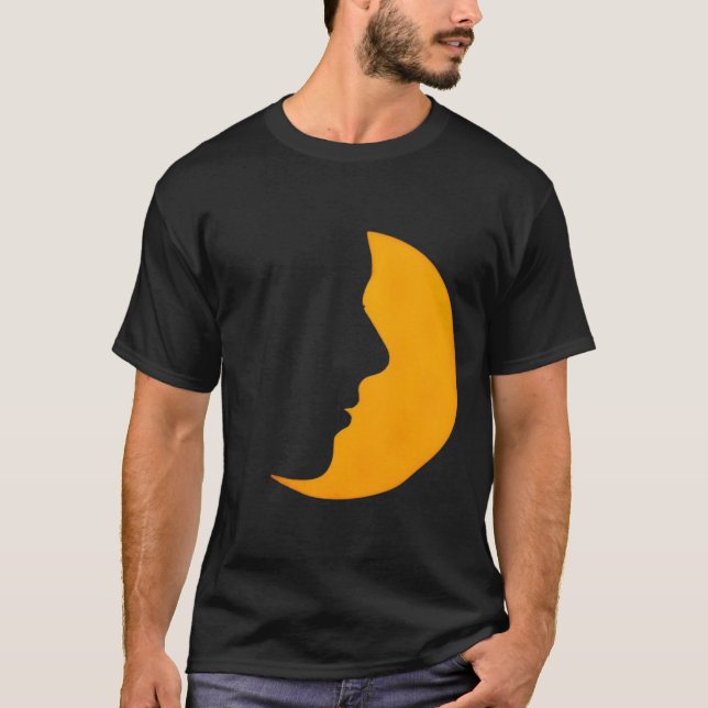 T-shirt silhouette du visage d'une femme (Devant)