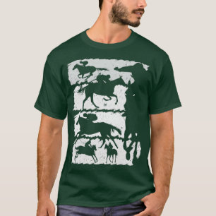 T-shirt Silhouette Equestre Équitation