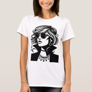 T-shirt Silhouette gracieuse : L'élégance des bijoux