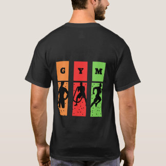 T-Shirt silhouette GYM audacieux.