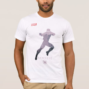 T-shirt Silhouette héroïque de Hawkeye