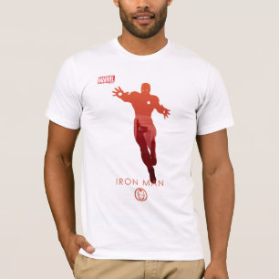 T-shirt Silhouette héroïque d'Iron Man