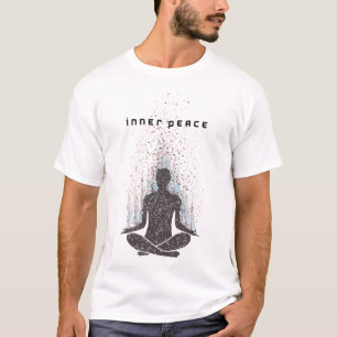 T-Shirt Silhouette Méditation Paix Intérieure Arti