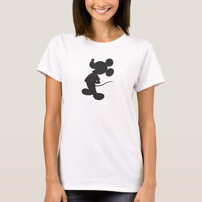 T-shirt Silhouette Mickey Mouse (Devant)