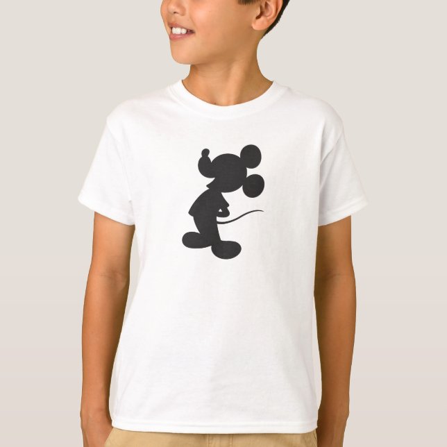 T-shirt Silhouette Mickey Mouse (Devant)