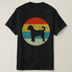 T-shirt silhouette vintage rétro-dorée les années 70