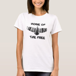 T-shirt Silhouettes Abstraites D'Aigle Maison De La Gratui