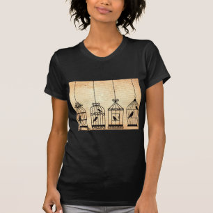 T-shirt Silhouettes de cage