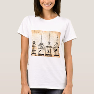 T-shirt Silhouettes de cage
