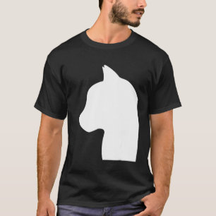 T-shirt Silhouettes de têtes de chats, Chats, Chat , Miaou