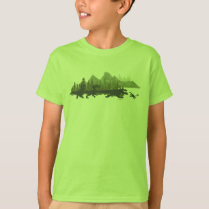 T-shirt Silhouettes Dino En Cours