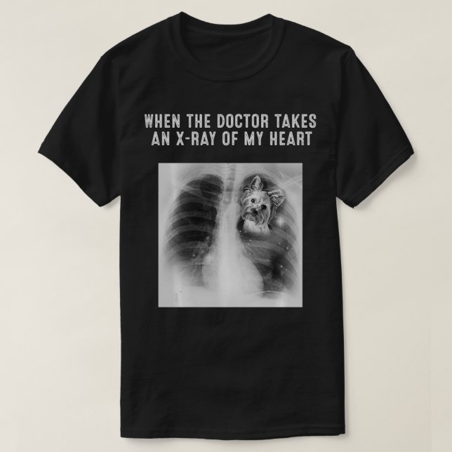 T-shirt SILKY TERRIER Chien Docteur prend un XRay de mon c (Design devant)
