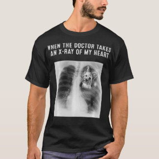 T-shirt SILKY TERRIER Chien Docteur prend un XRay de mon c
