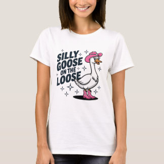T-shirt Silly Goose Funny Duck: Hilarious Waterfowl Comedy