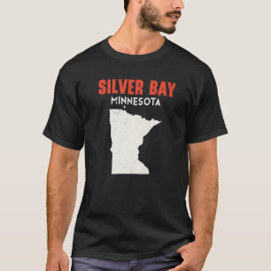 T-shirt Silver Bay Minnesota USA State America Travel Minn