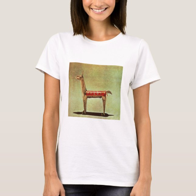 T-shirt Silver Llama Figurine, du Pérou, après 1438 (Devant)