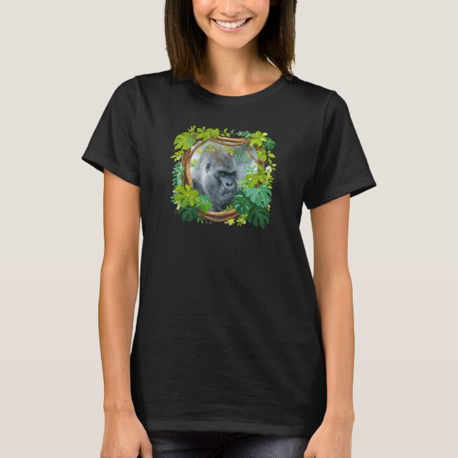 T-shirt Silverback dans le vert (Devant)