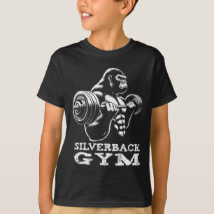 T-shirt Silverback Gym Gorilla Entraînement d'haltérophili