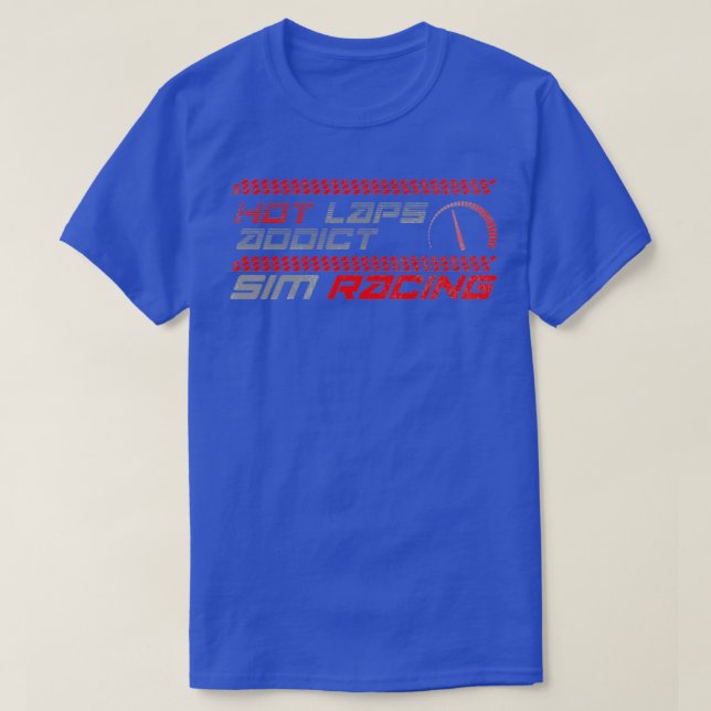 T-shirt Sim Racing Simracer Gift (Design devant)