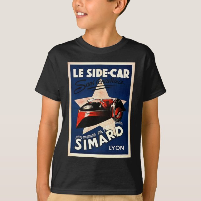 T-shirt Simard - voiture latérale de le (Devant)