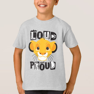 T-shirt Simba Bruyant Et Fier