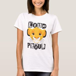 T-shirt Simba Bruyant Et Fier