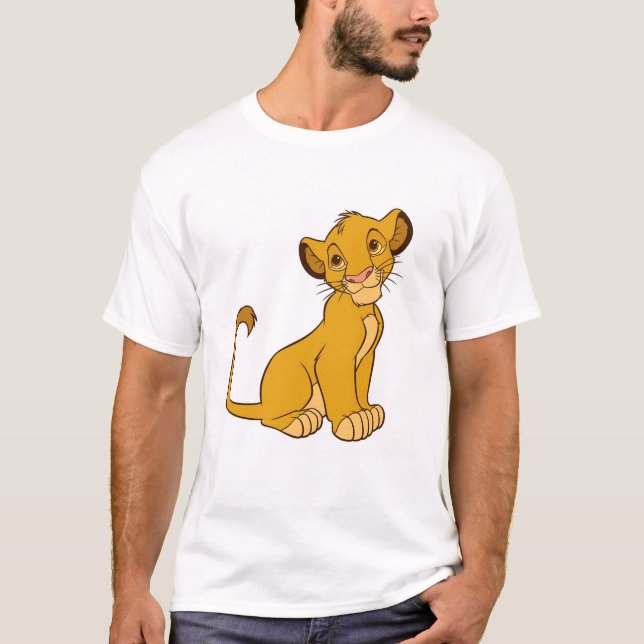 T-shirt Simba Disney du Roi Lion (Devant)