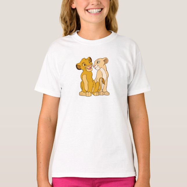 T-shirt Simba et Nala Disney (Devant)