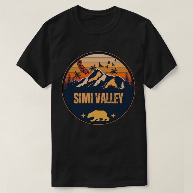T-shirt Simi Valley, Californie (Design devant)