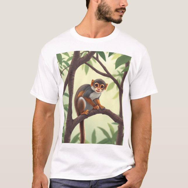 T-shirt Simian Chronicles : Contes du royaume des singes (Devant)