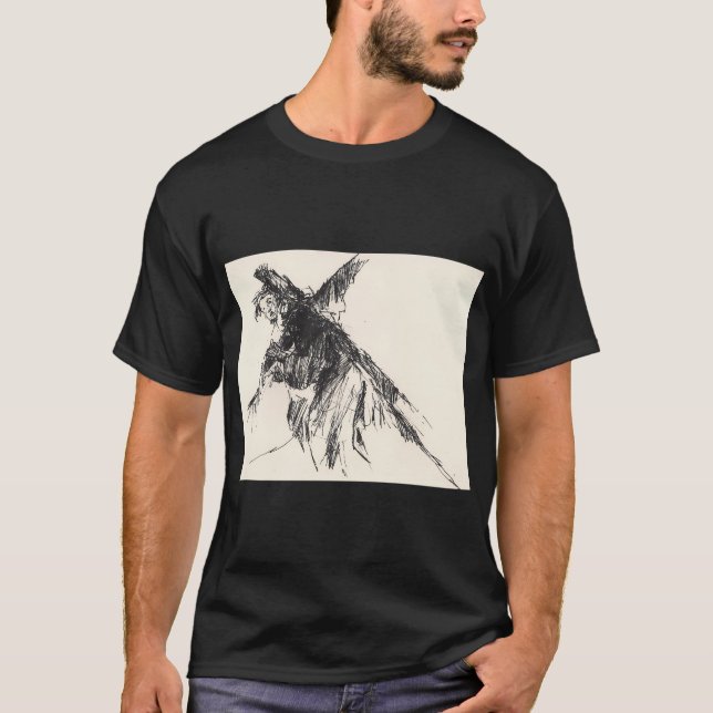 T-shirt Simon De Cyrène Aide Jésus À Porter Le (Devant)