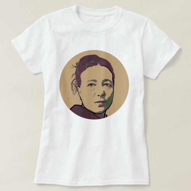 T-shirt Simone de Beauvoir (Design devant)