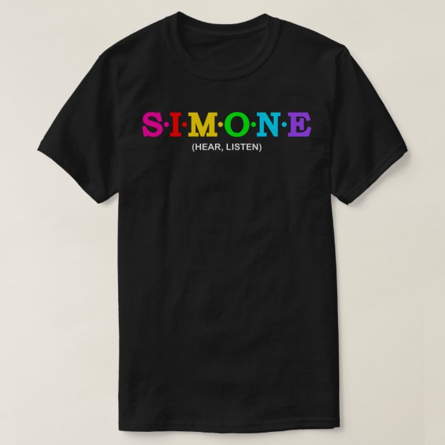 T-shirt Simone Écouter 1 (Design devant)