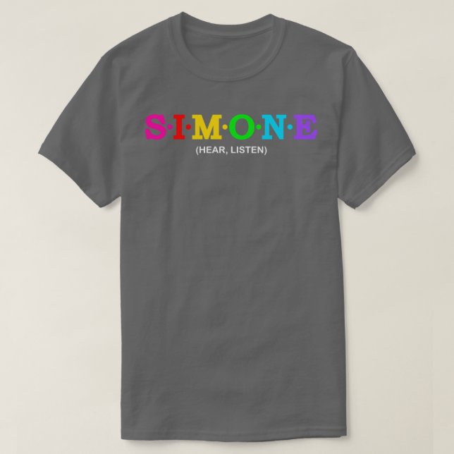 T-shirt Simone Écouter 2 (Design devant)