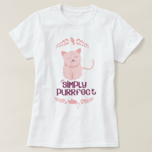 T-shirt Simple Amoureux de les chats/objectifs